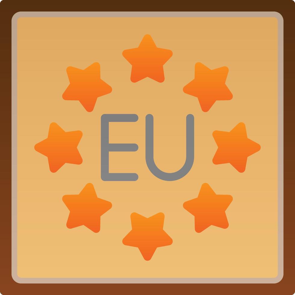 Eu Vector Icon Design