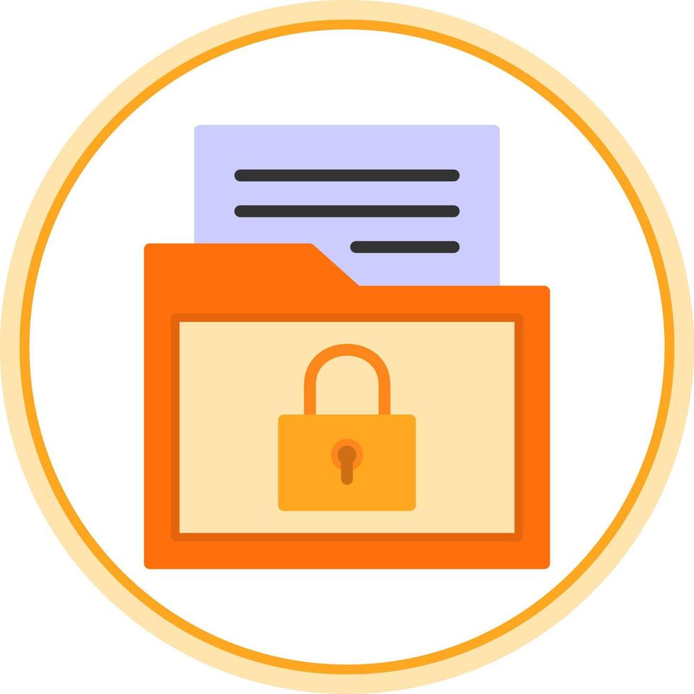 Encrypted Data Vector Icon Design