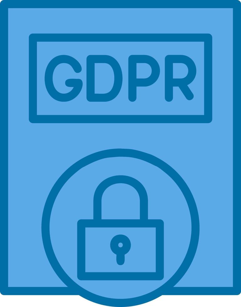 Gdpr Policy Vector Icon Design