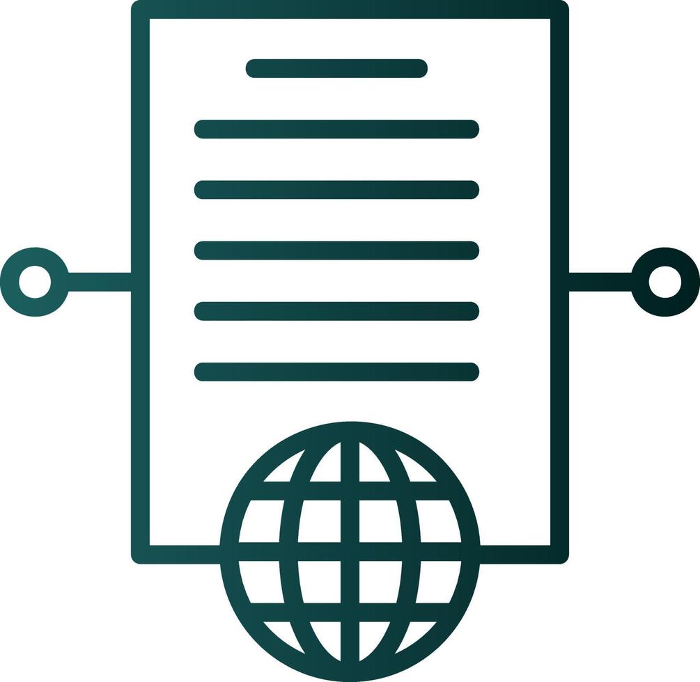 Binding Corporate Rules Vector Icon Design