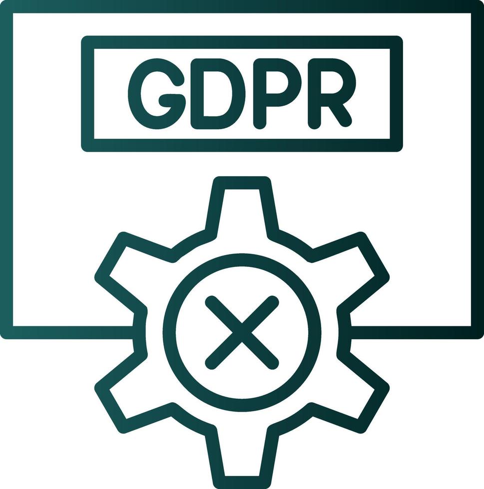 Restriction Of Processing Vector Icon Design