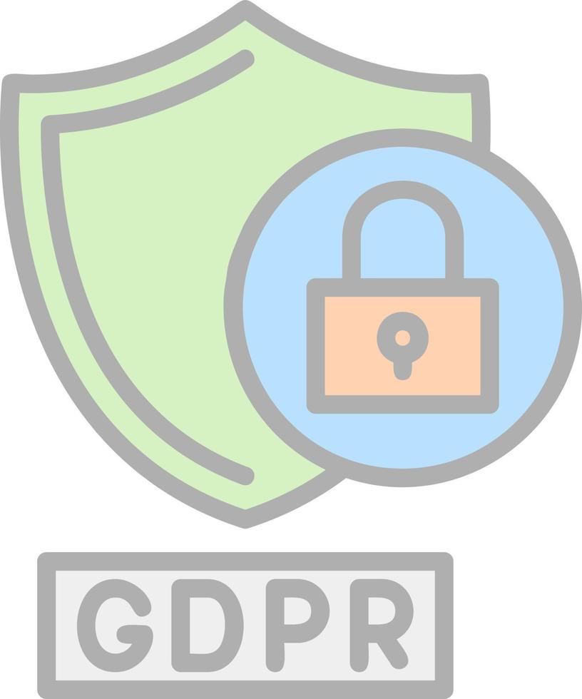 Gdpr Lawsuit Vector Icon Design