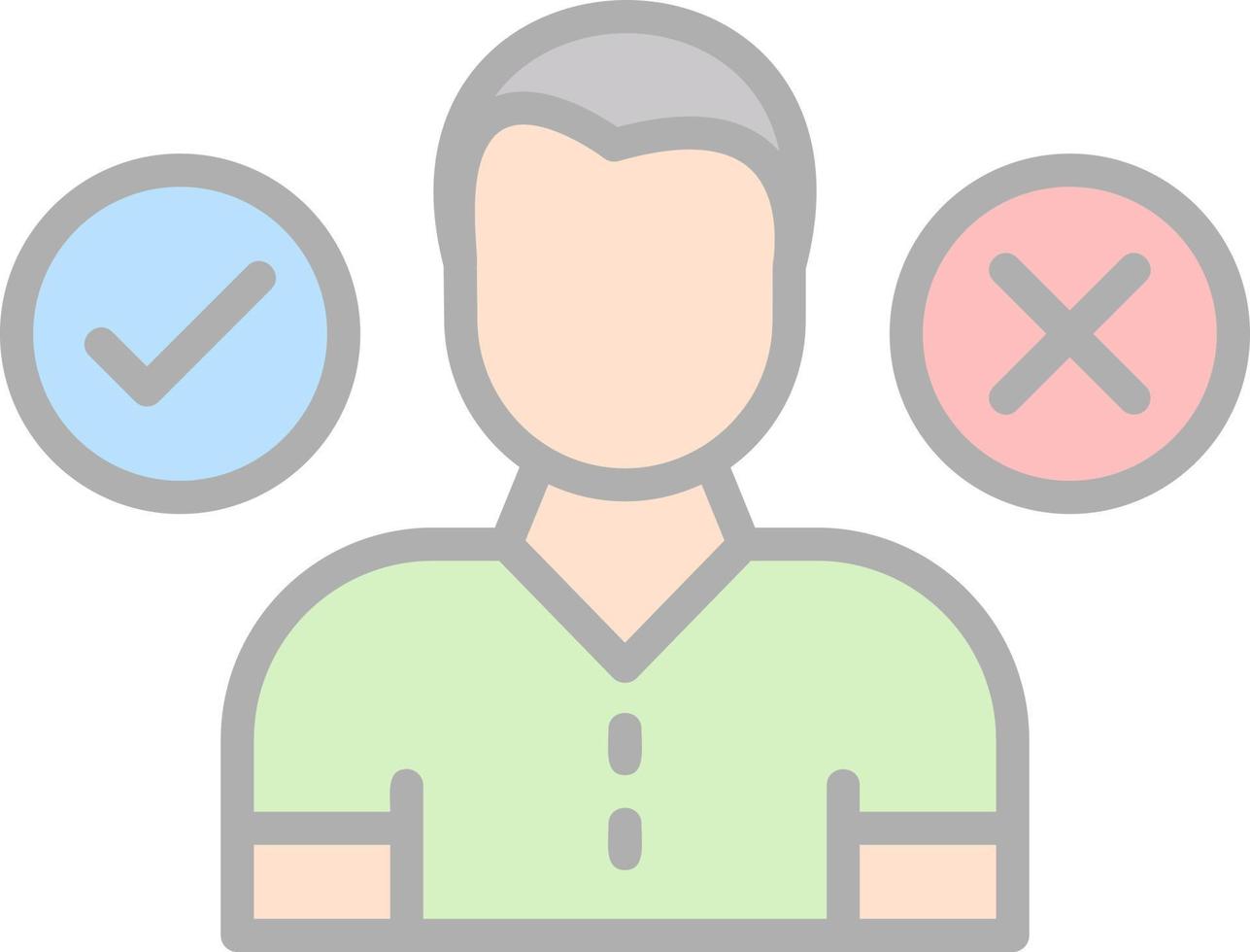 Decision Making Vector Icon Design