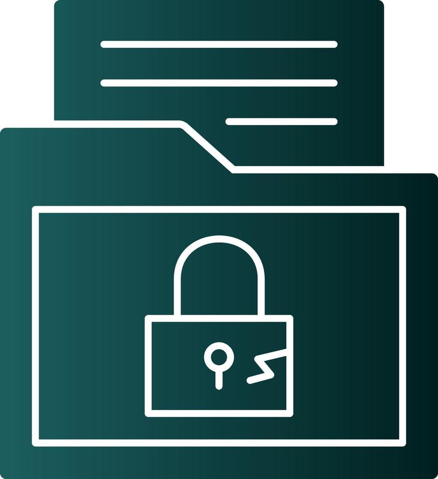 Personal Data Breach Vector Icon Design