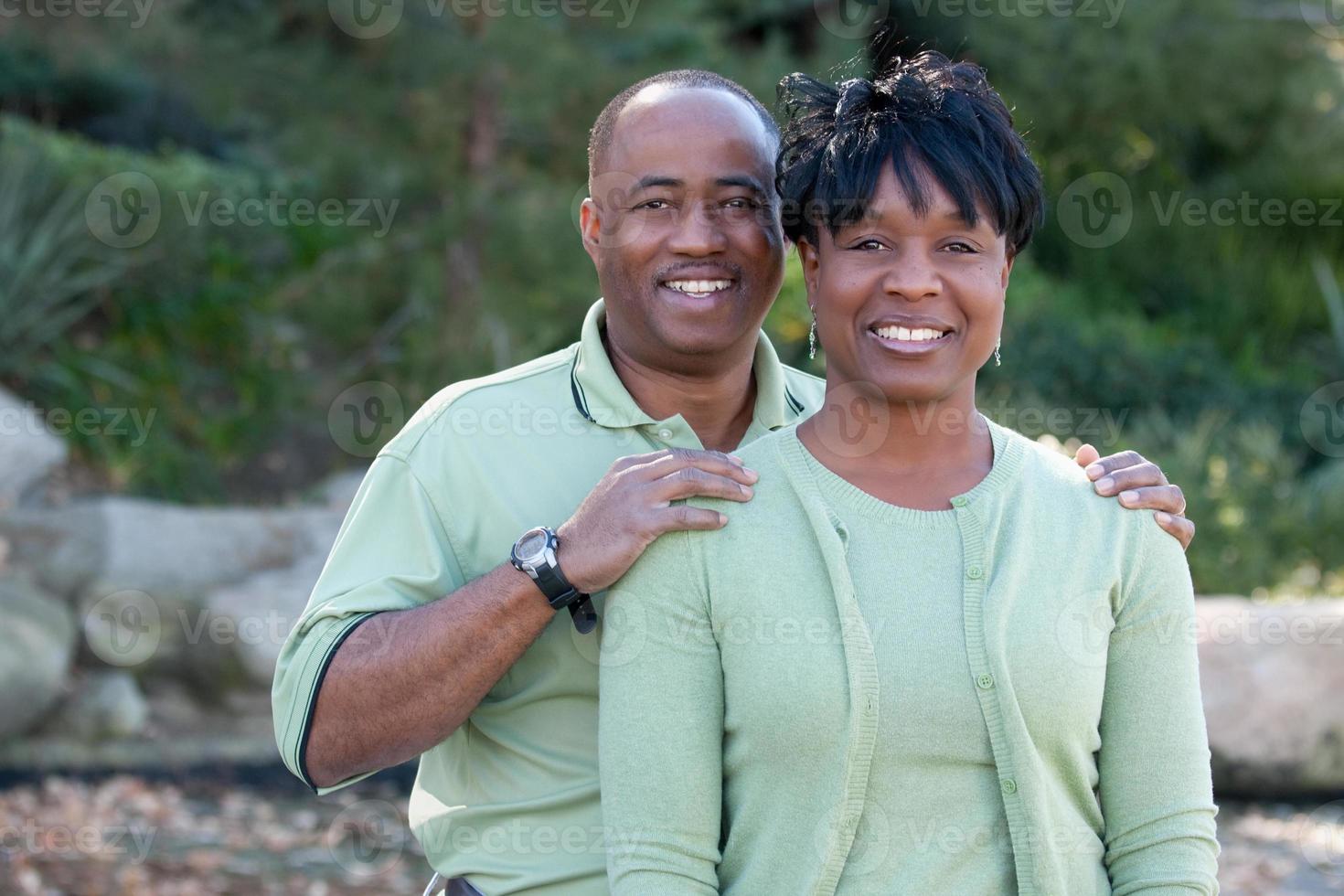 Attractive Happy African American Couple photo