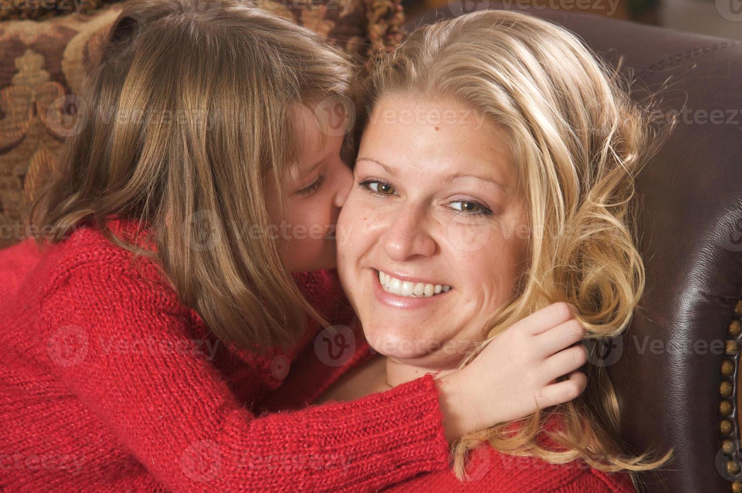 Young Mother and Daughter photo