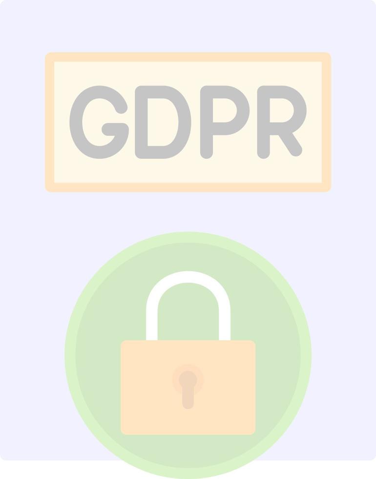 Gdpr Policy Vector Icon Design