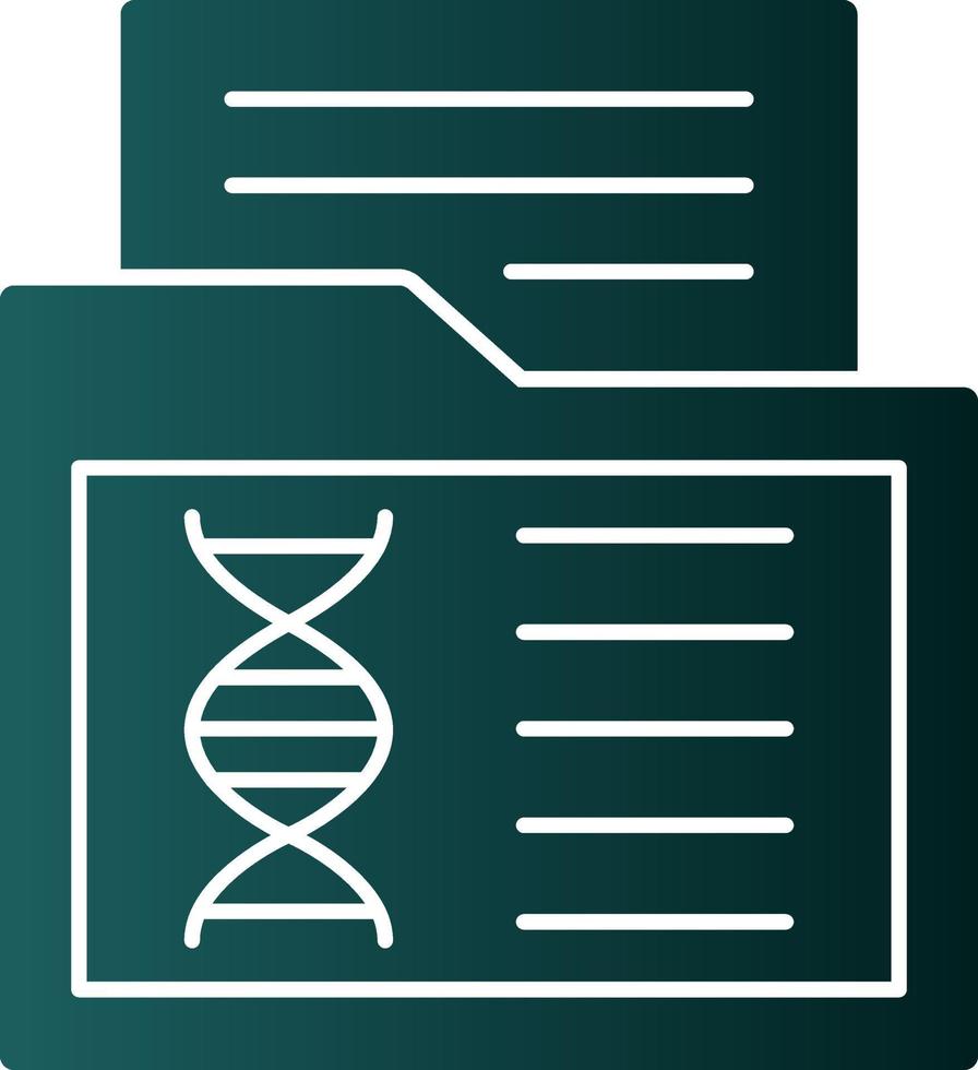 Genetic Data Vector Icon Design