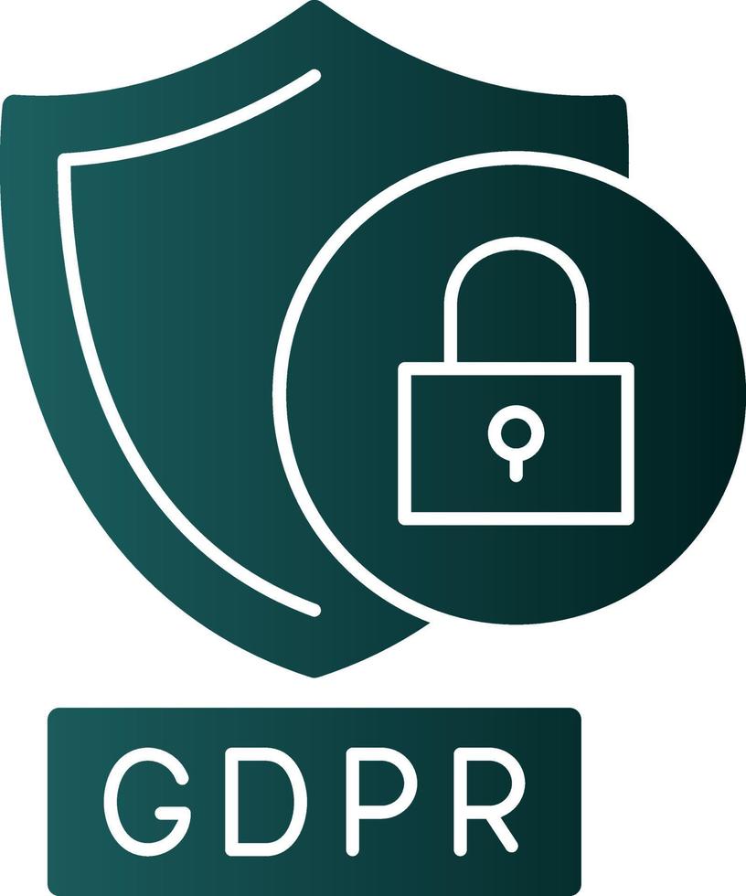 Gdpr Lawsuit Vector Icon Design