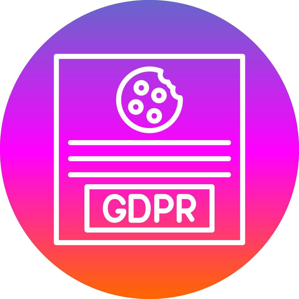 Cookie Tracking Vector Icon Design