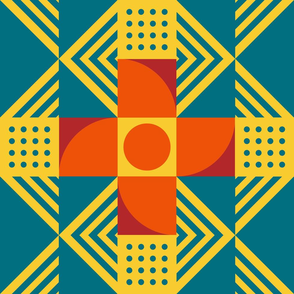 Geometric halftone graphic element line  vector colorful shapes abstract mural background design banner dot shapes