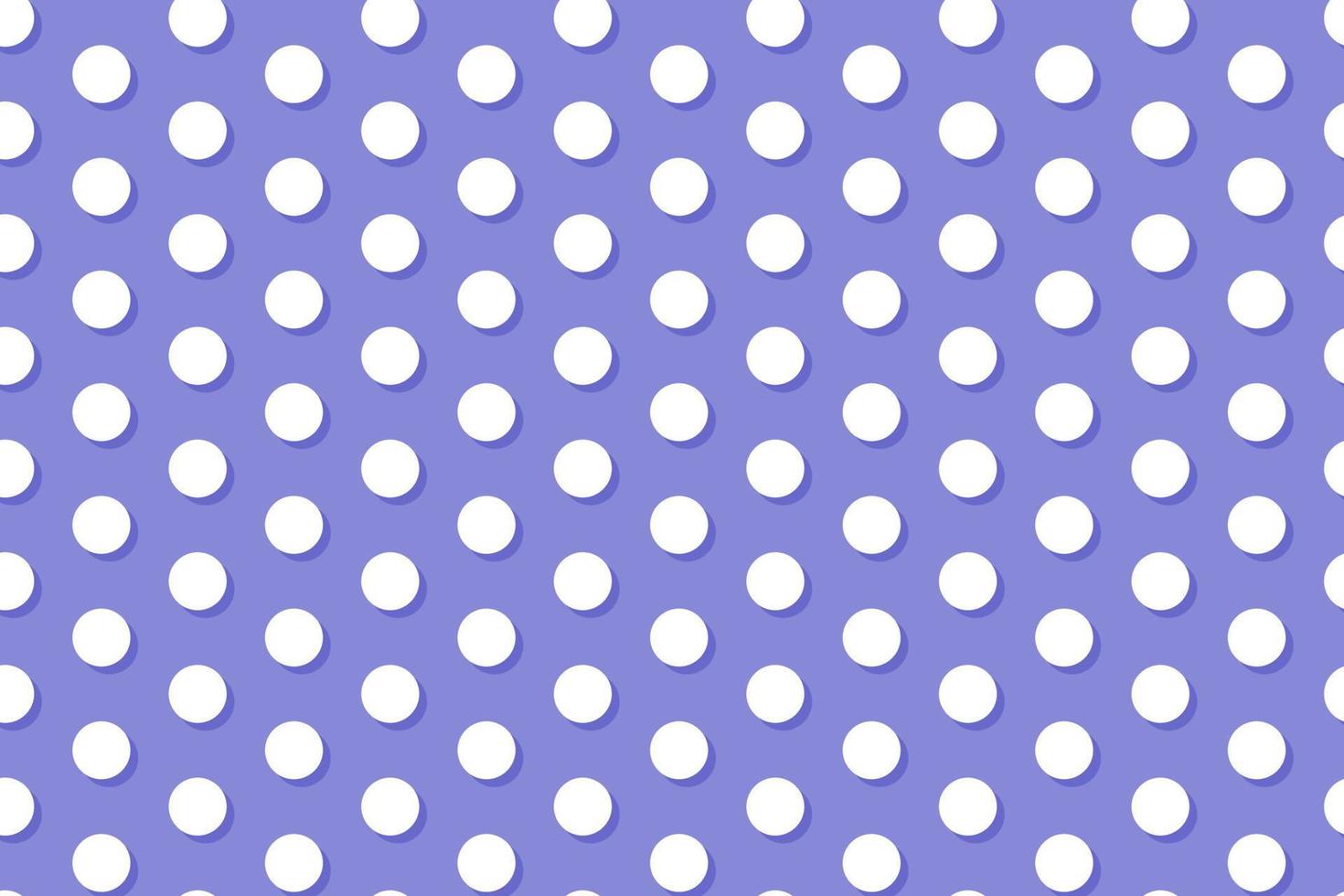 Blue and white polka dot pattern vector