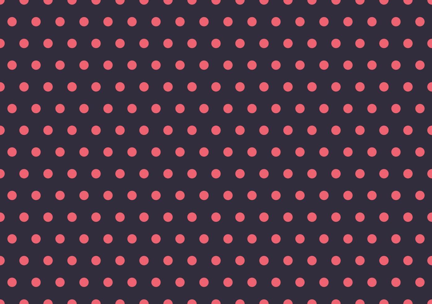 Abstract red polka dot seamless pattern vector