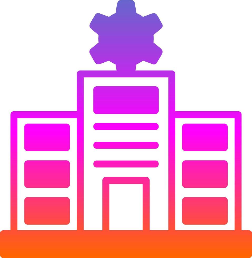 Main Establishment Vector Icon Design