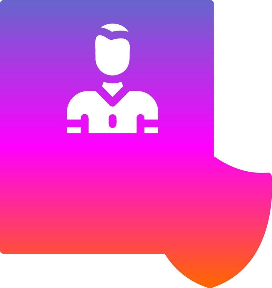 Privacy Policy Template Vector Icon Design