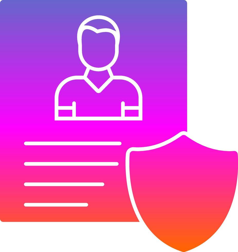 Privacy Policy Template Vector Icon Design