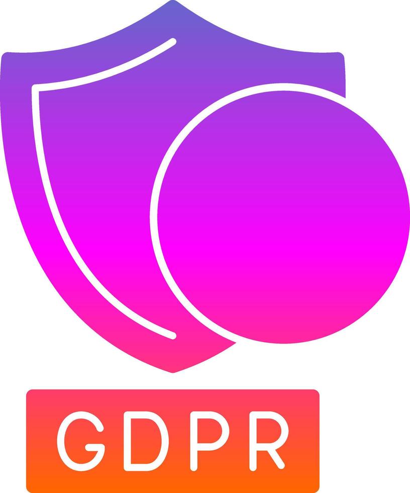 Gdpr Lawsuit Vector Icon Design