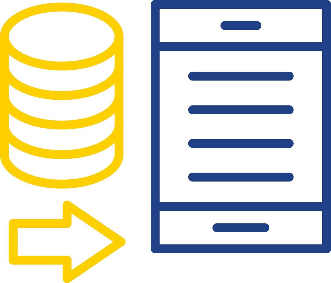 Data Portability Vector Icon Design