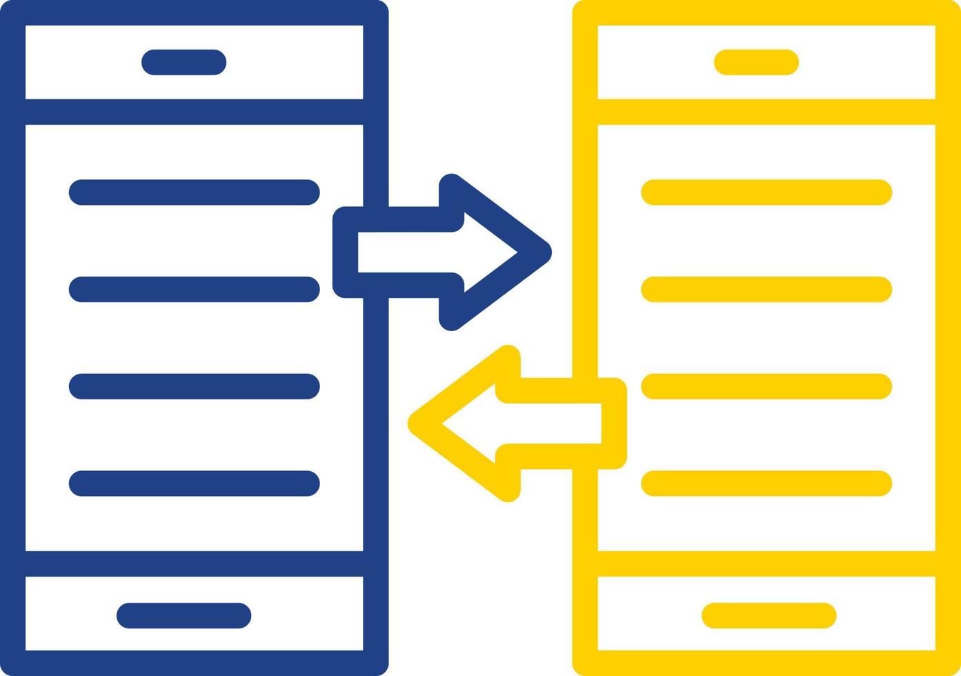 Data Transfer Vector Icon Design