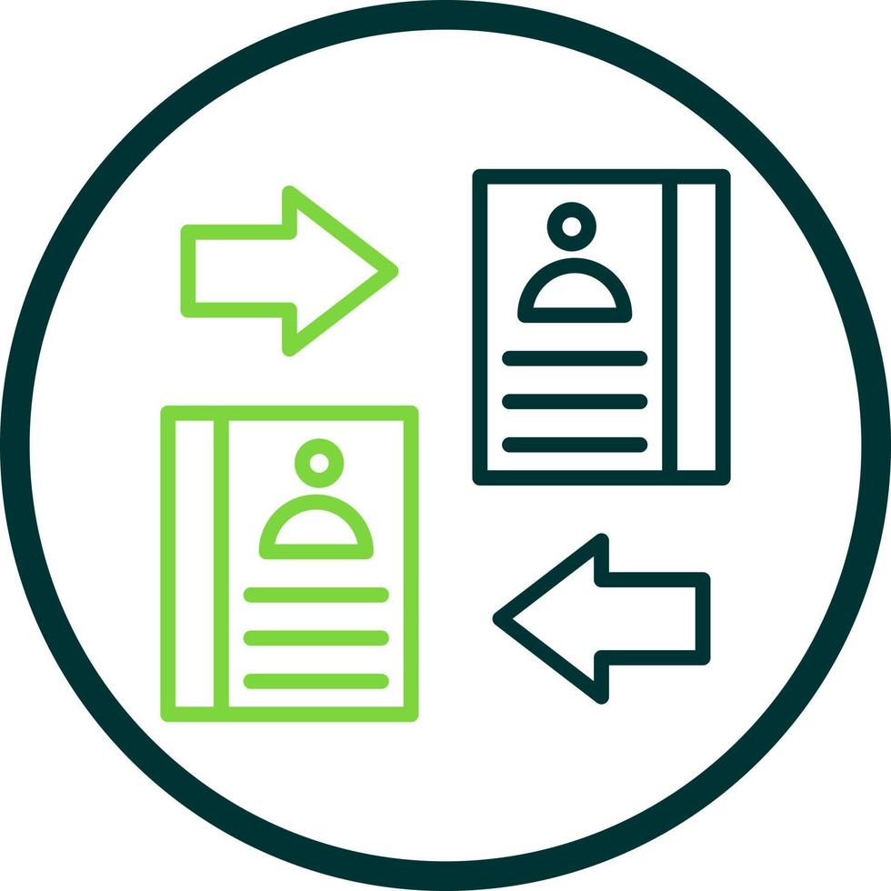 Directory Replacement Vector Icon Design