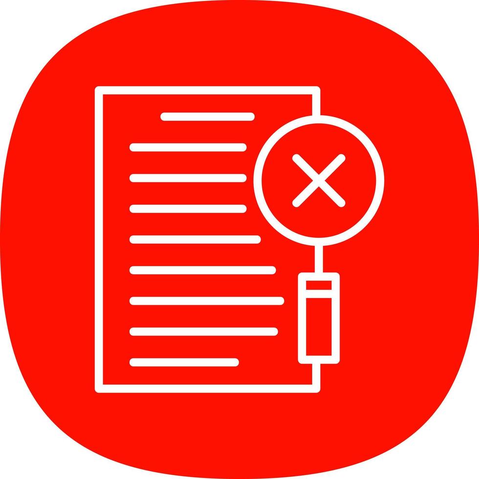 Data Infringement Vector Icon Design