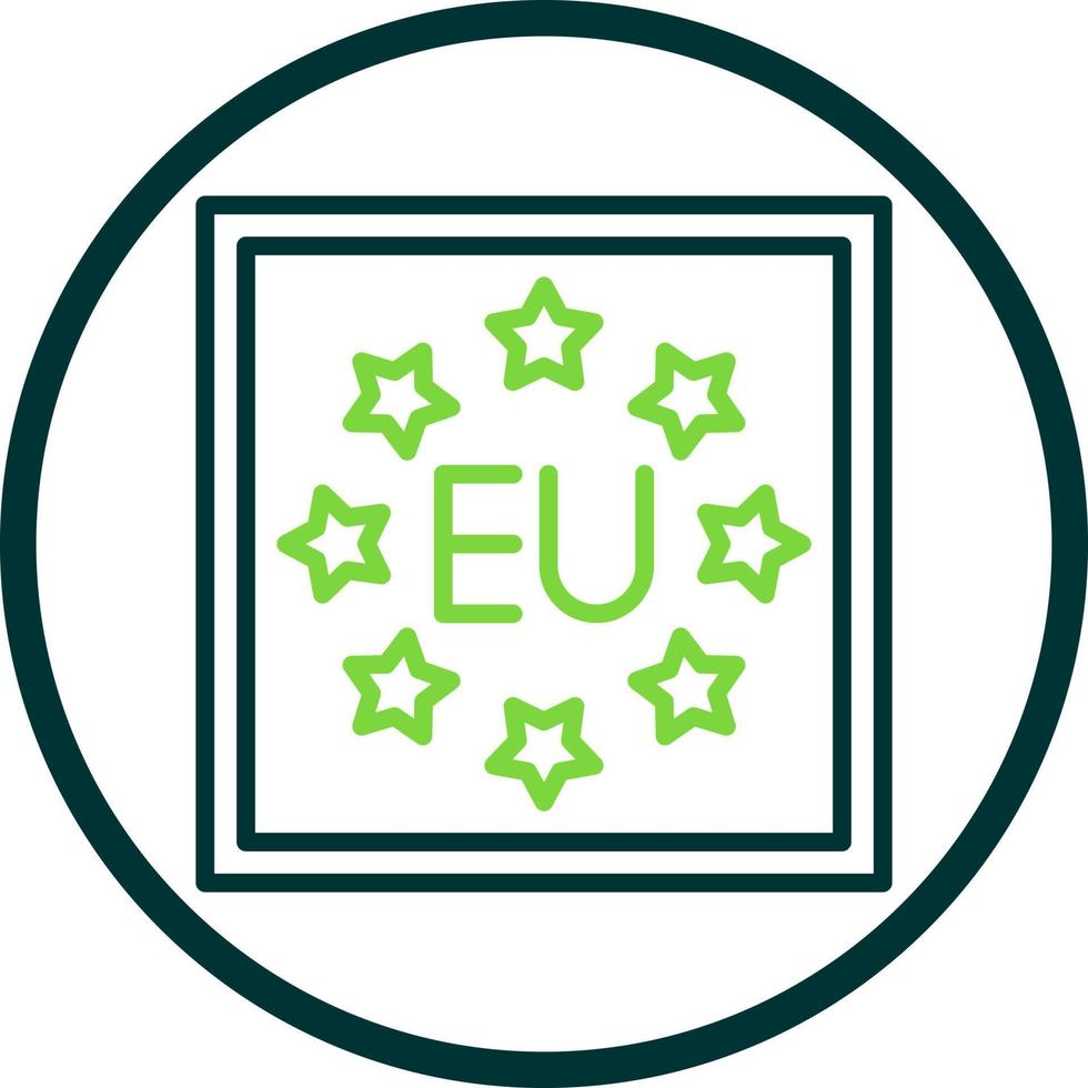 Eu Vector Icon Design