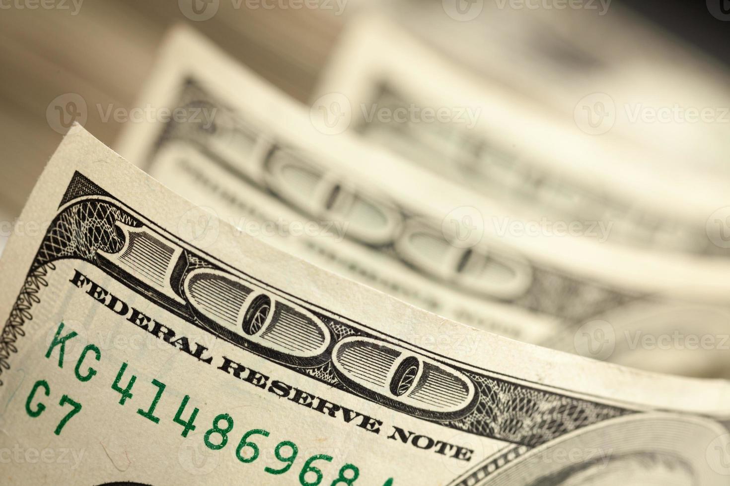 Abstract of One Hundred Dollar Bills photo