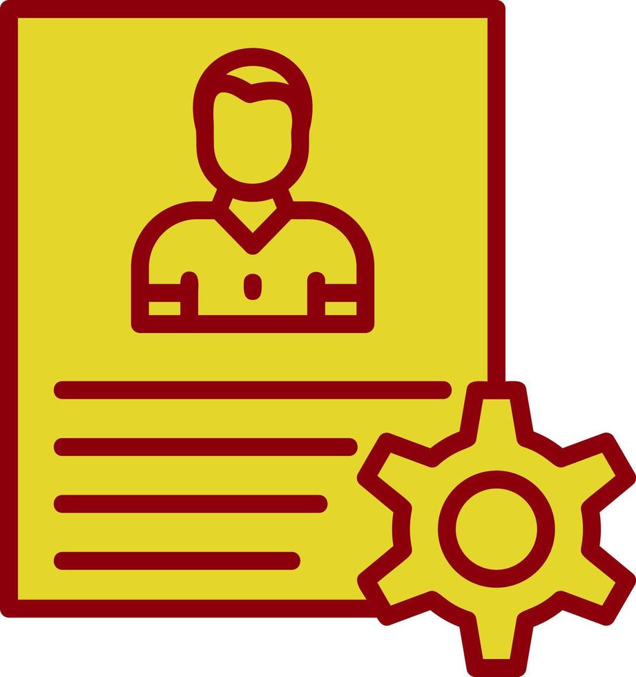 De Identification Vector Icon Design