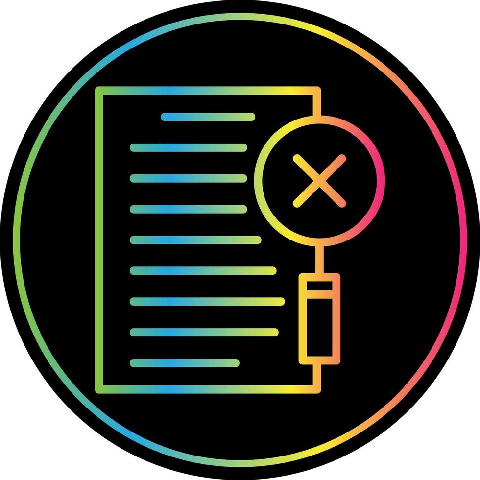 Data Infringement Vector Icon Design