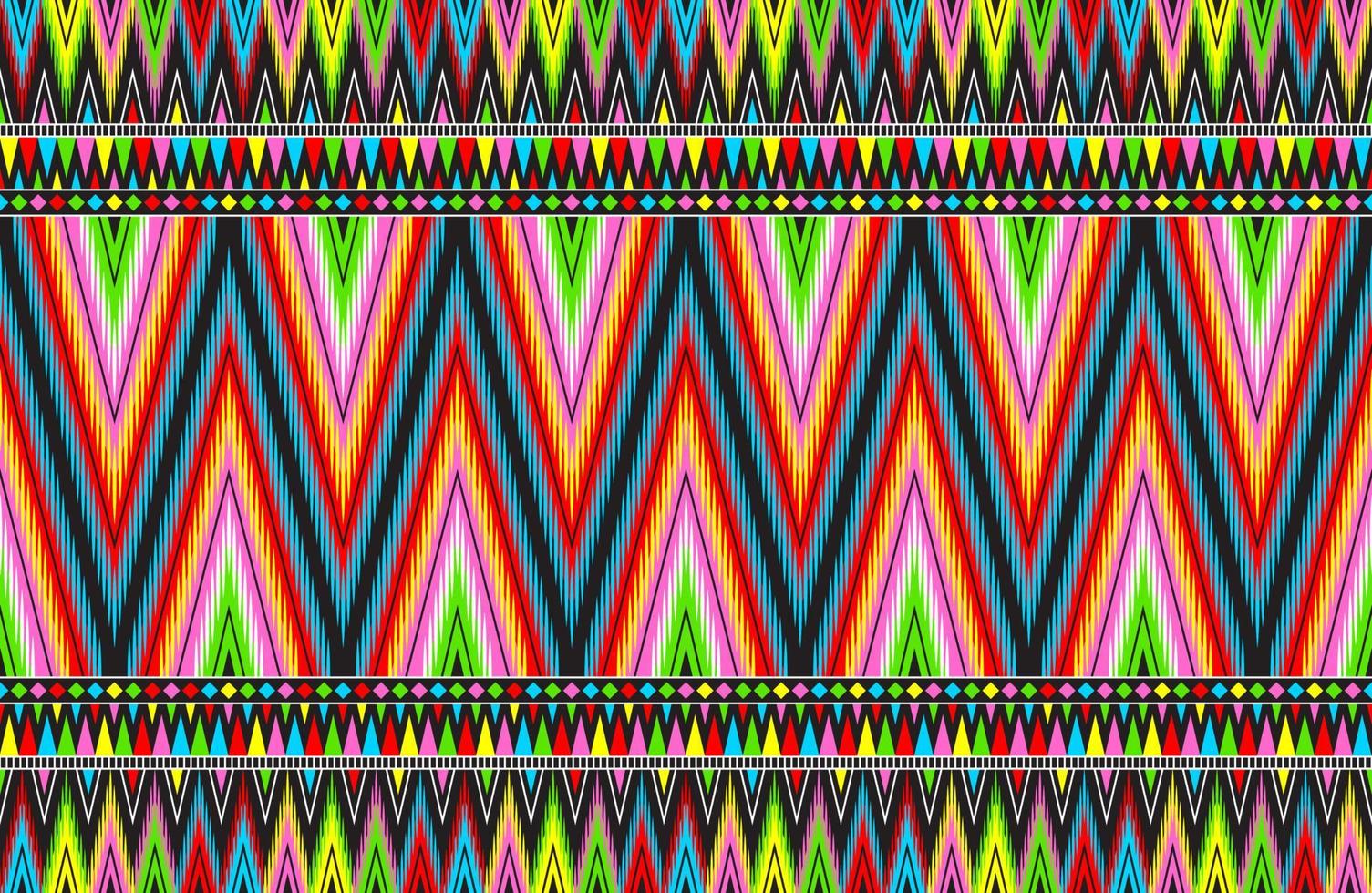 color lindo abstracto geométrico tribal étnico ikat folklore argyle patrón nativo oriental diseño tradicional para fondo, alfombra, papel tapiz, ropa, tela, envoltura, impresión, batik, folk, tejer, vector de rayas
