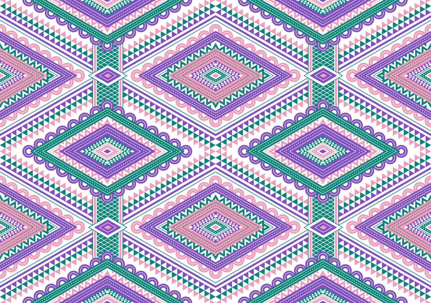 Abstract cute color geometric tribal ethnic ikat folklore argyle oriental native pattern traditional design for background,carpet,wallpaper,clothing,fabric,wrapping,print,batik,folk,knit,stripe vector