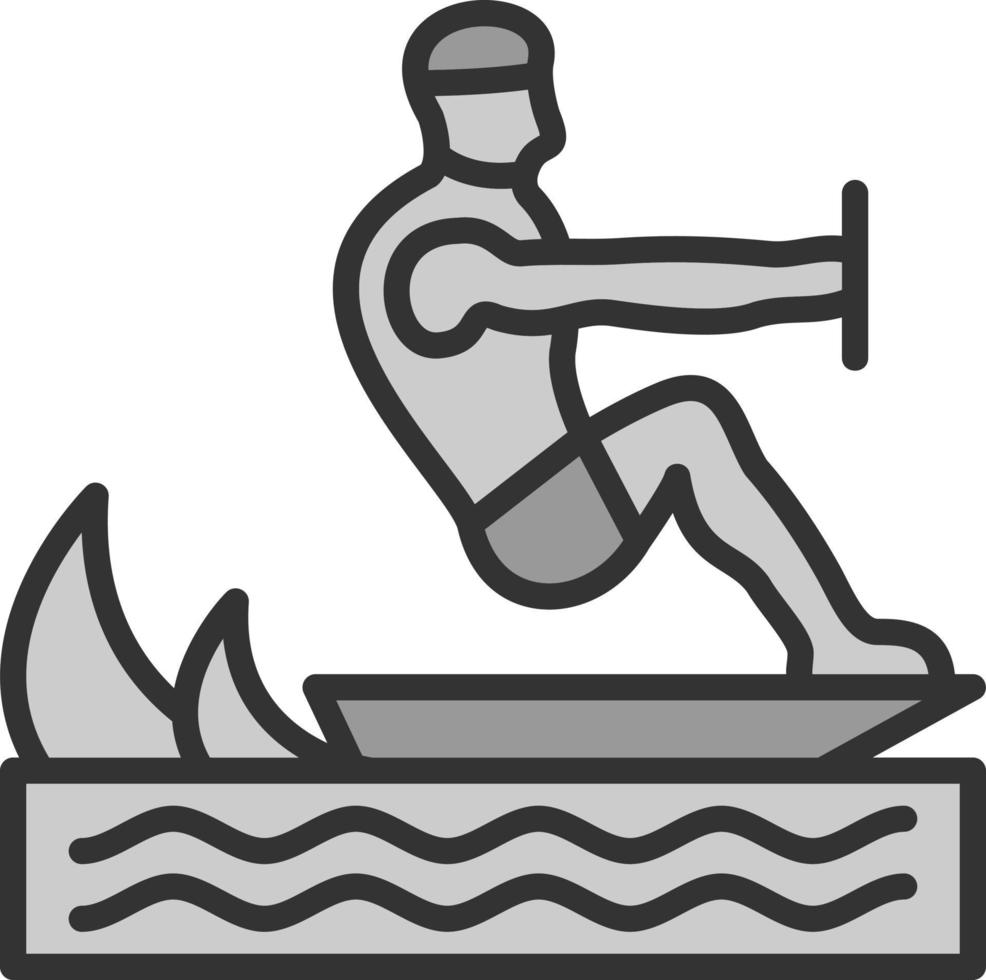 Surfing Vector Icon Design