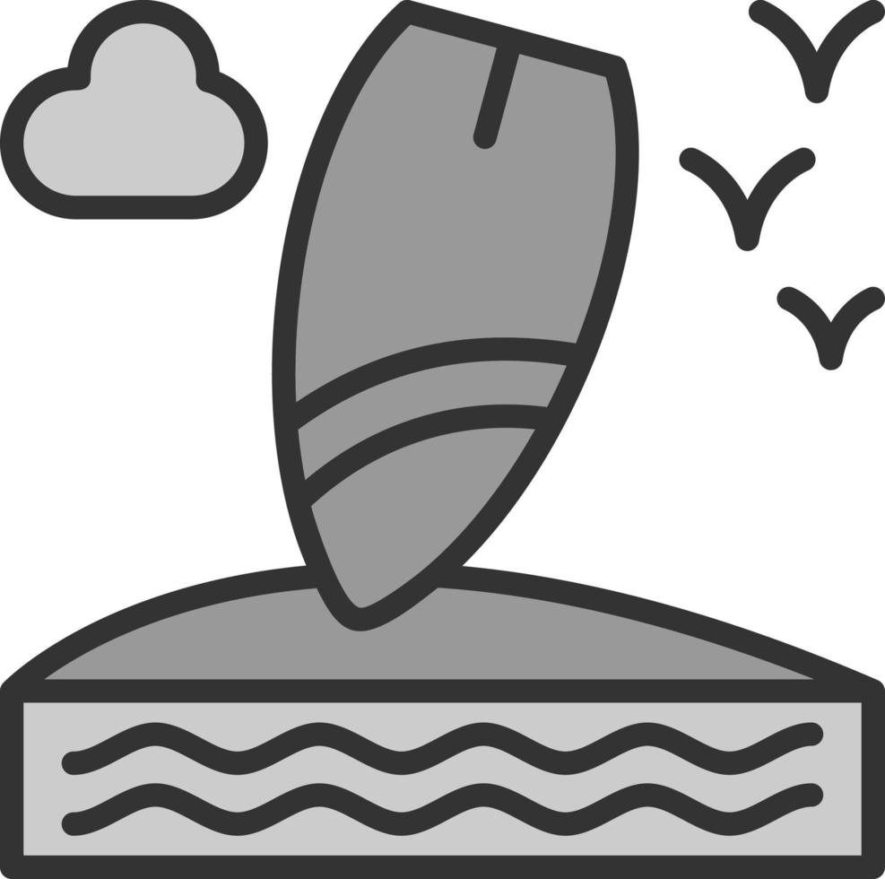 diseño de icono de vector de tabla de surf