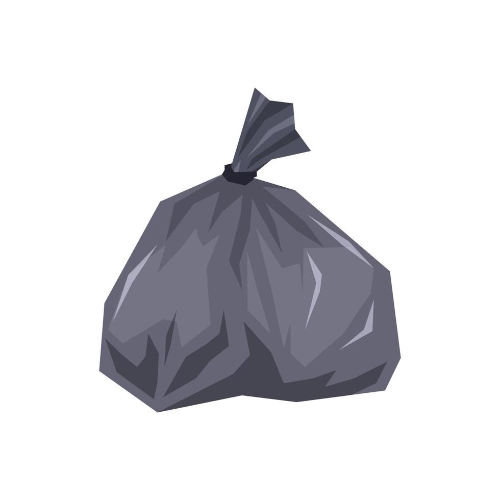waste bags isolated on white background vector