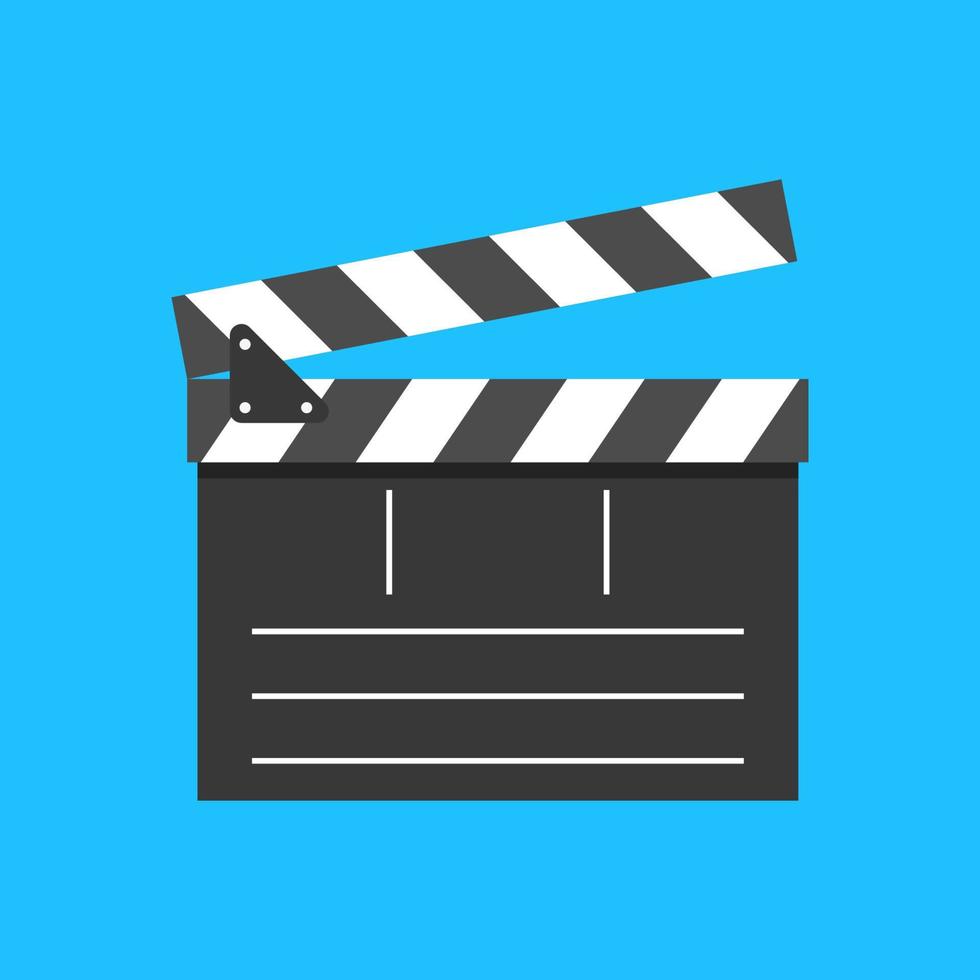 clapperboard vector vector isolated