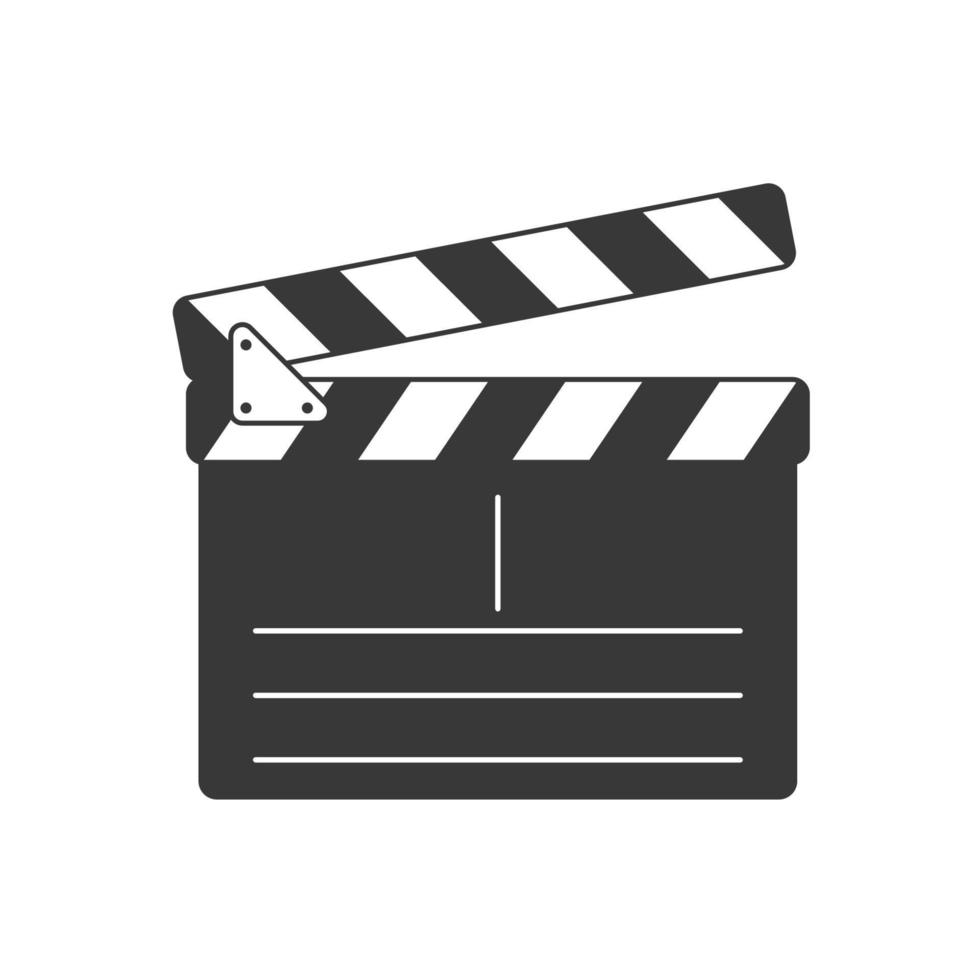 clapperboard vector vector isolated