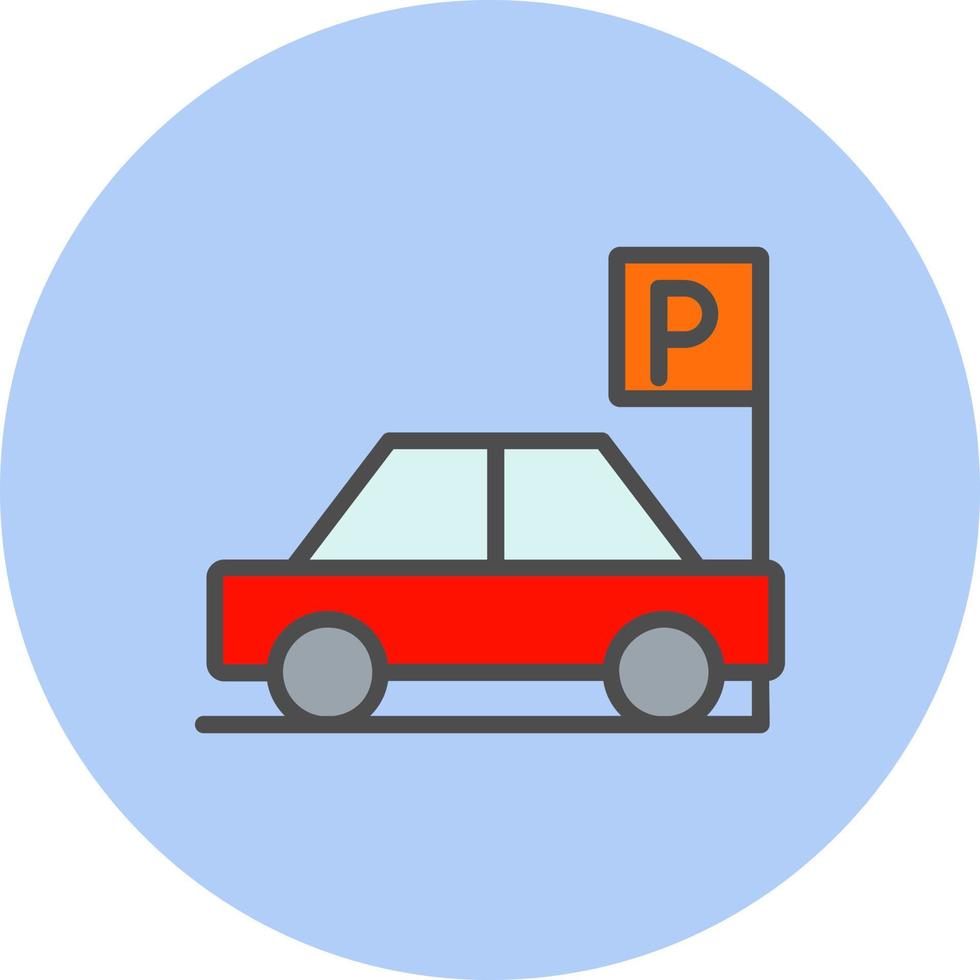 Car Parking Vector Icon