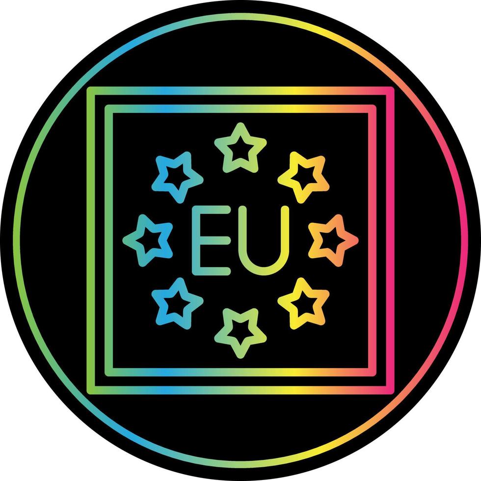 Eu Vector Icon Design