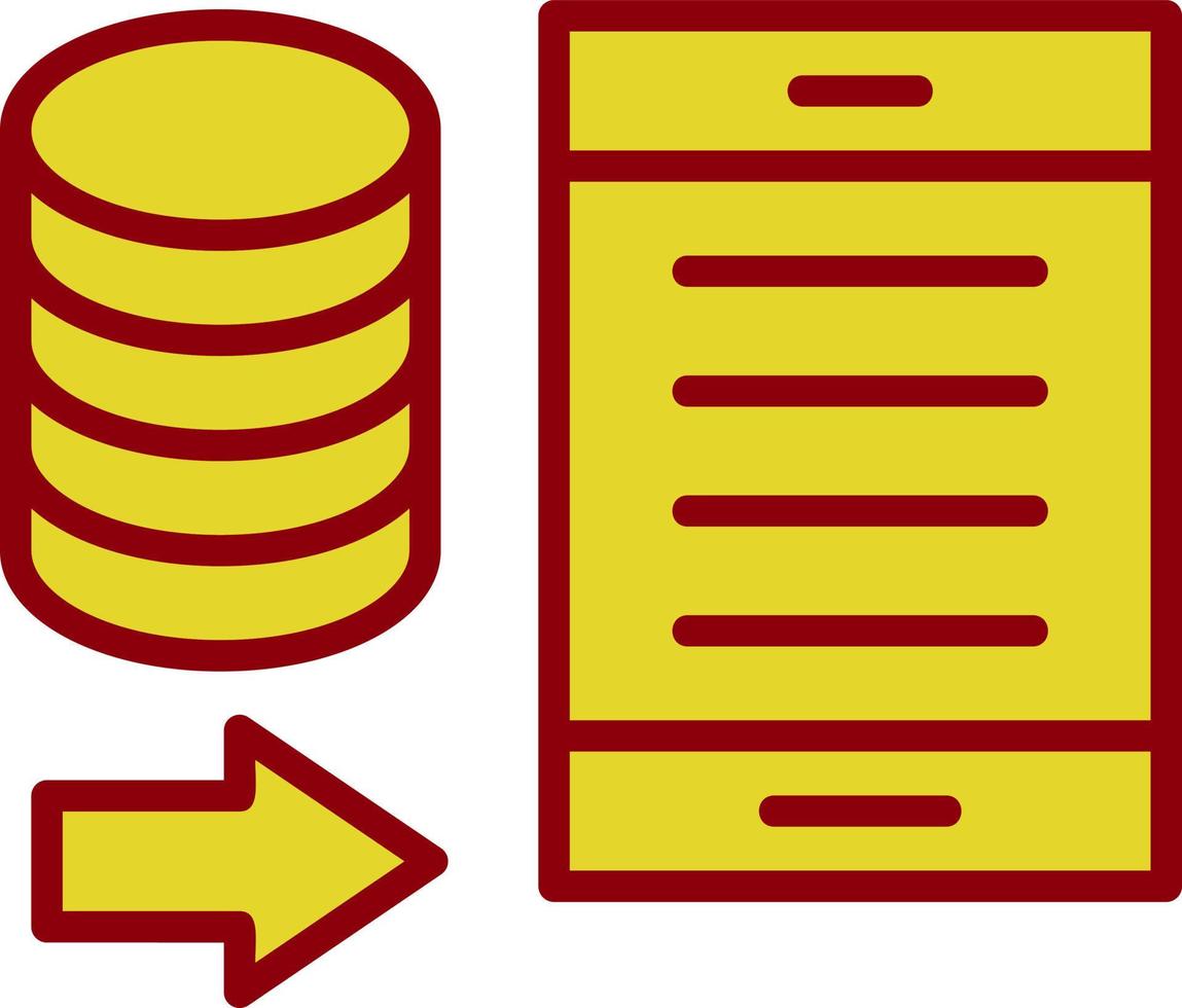 Data Portability Vector Icon Design