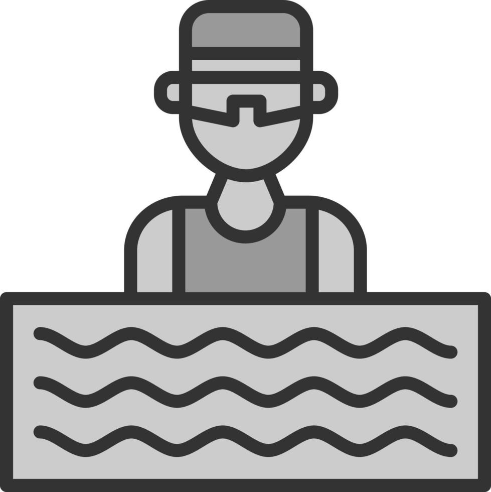 Aquathlon Vector Icon Design