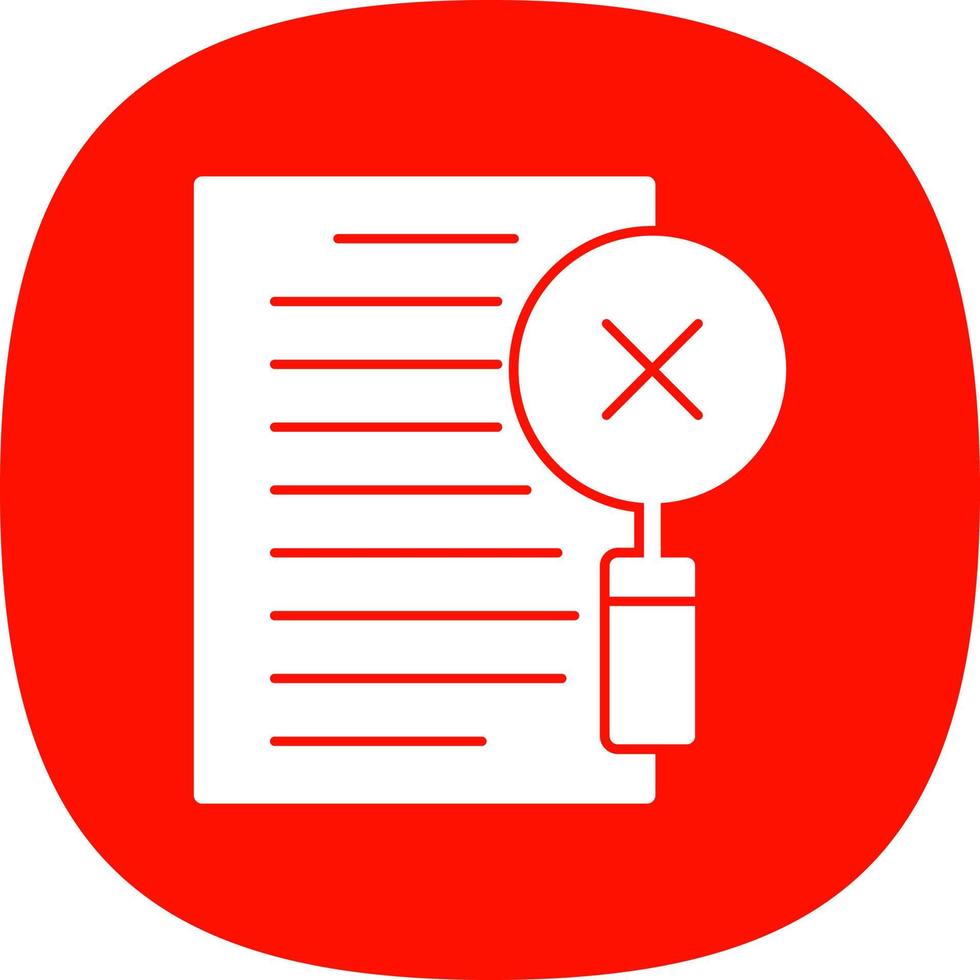 Data Infringement Vector Icon Design