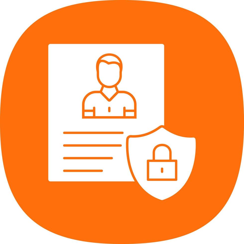Privacy Policy Template Vector Icon Design