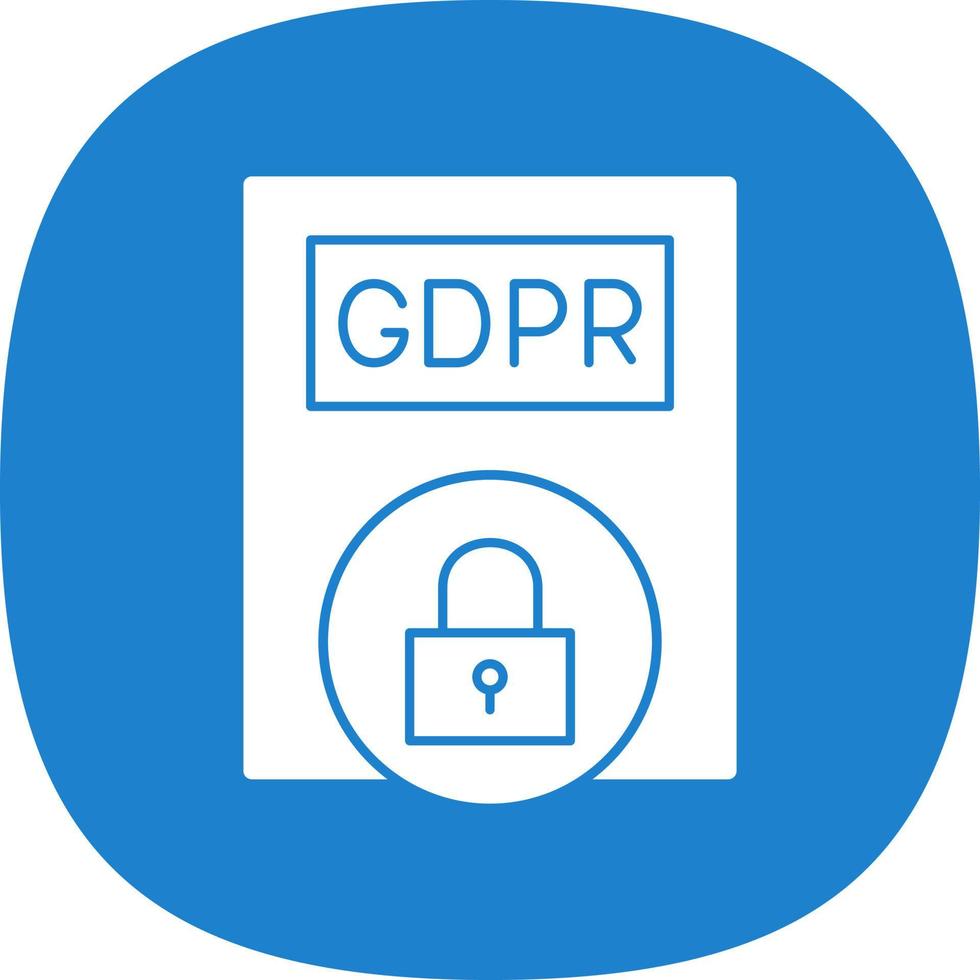 Gdpr Policy Vector Icon Design