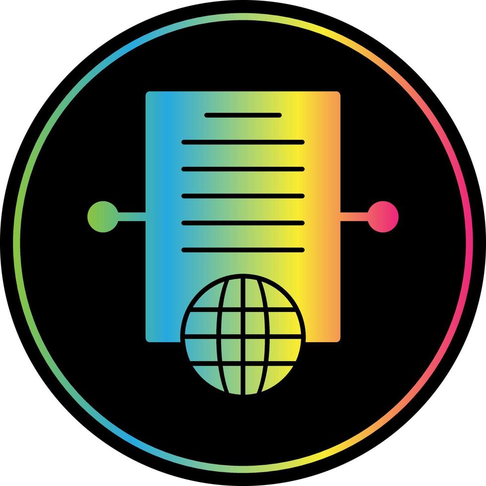 Binding Corporate Rules Vector Icon Design