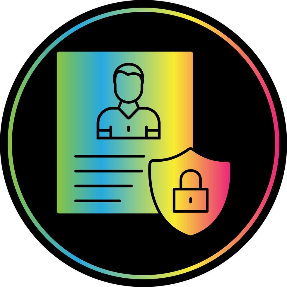 Privacy Policy Template Vector Icon Design