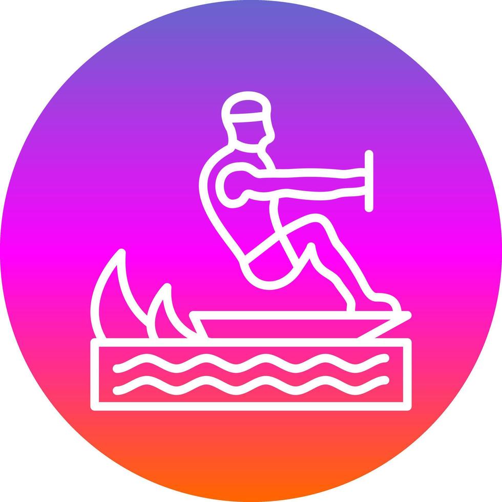 diseño de icono de vector de surf