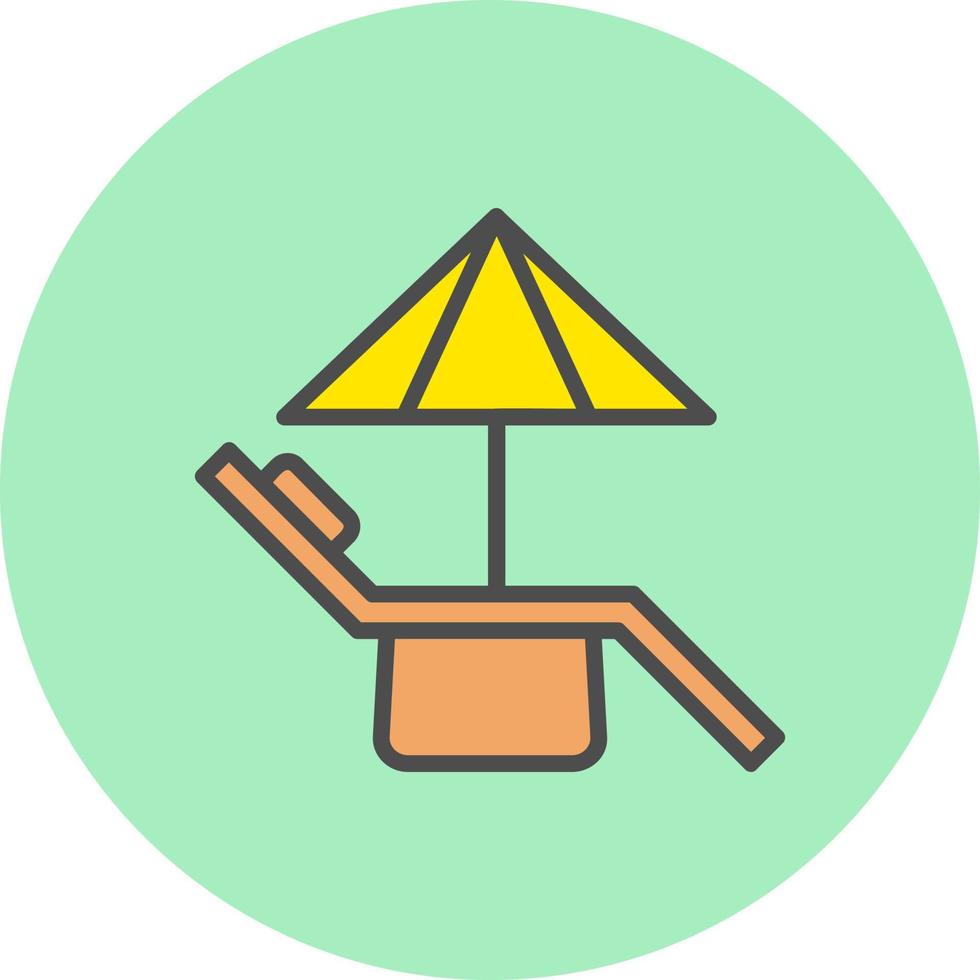 Lounge Chair  Vector Icon