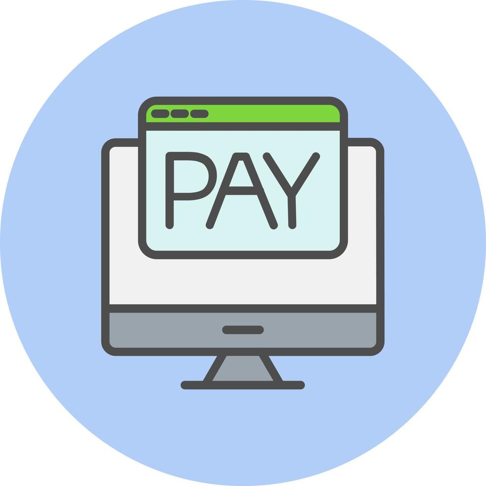 Online Payment Vector icon