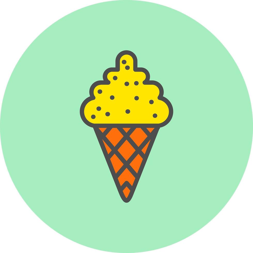 icono de vector de helado