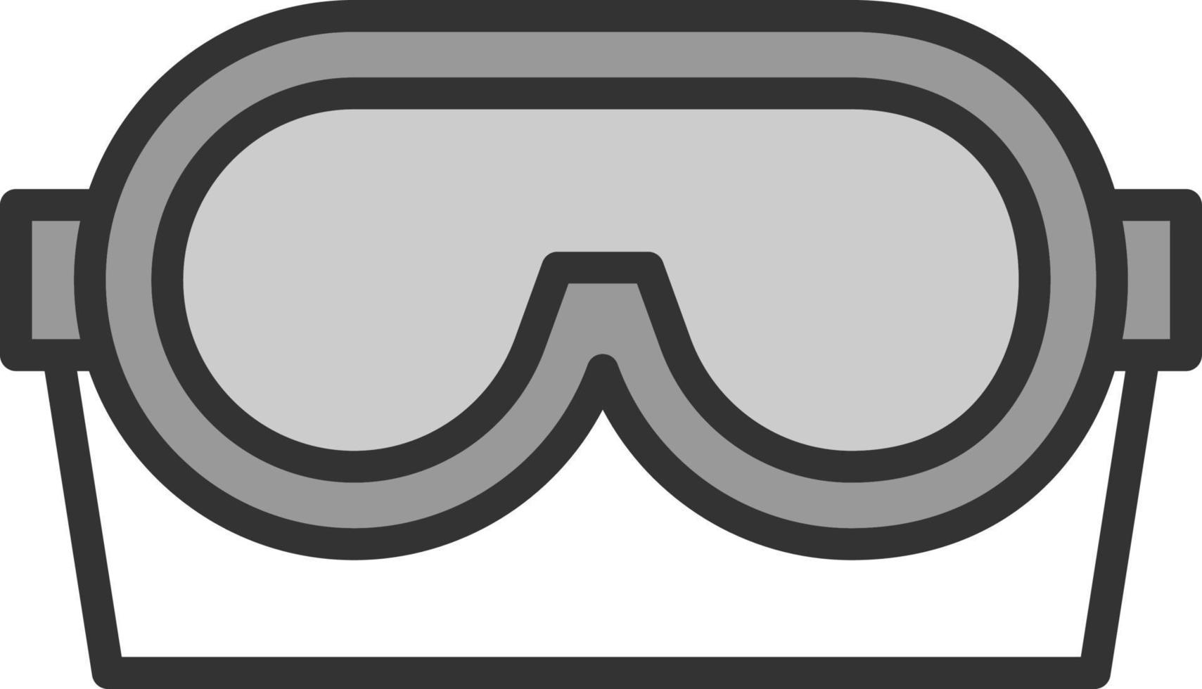 Goggles Vector Icon Design